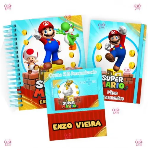 Combo Volta as Aulas+combo Saúde Super Mario Arquivo Digital