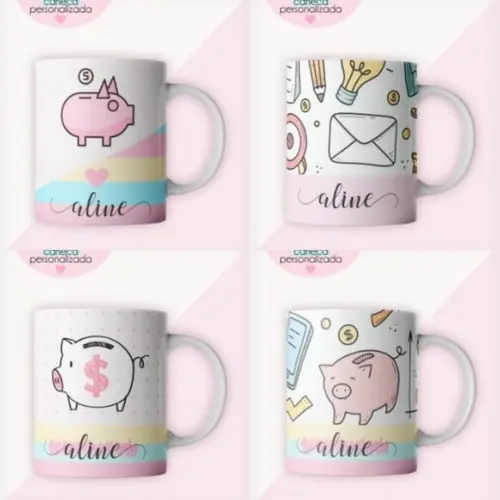 Controle Financeiro + Arte para Caneca - Arquivo Digital
