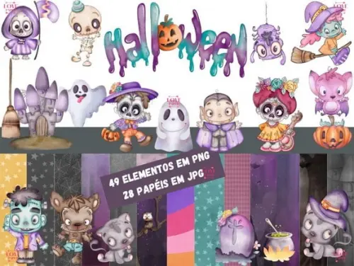 Cute Halloween - Kit Digital