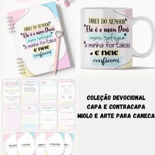 Devocional Feminino + Arte para Caneca - Arquivo Digital