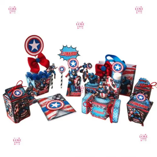 Kit Arquivo de Corte Capitão América 2
