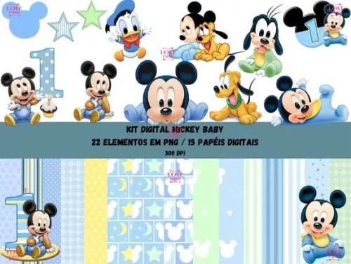 Kit Digital - Mickey Baby
