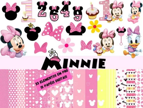 Kit Digital - Minnie Baby