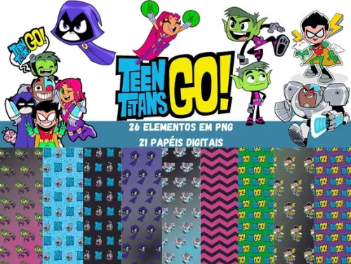 Kit Digital - os Jovens Titãs