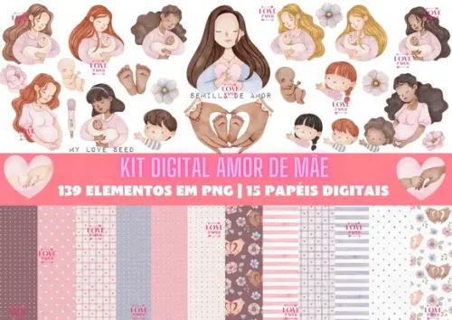 Kit Digital Amor de Mãe