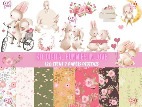 Kit Digital Bunnies In Love
