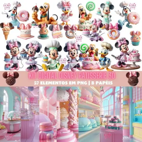 Kit Digital Disney Patisserie