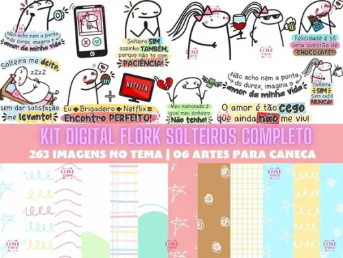 Kit Digital Flork Solteiros Completo