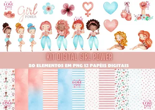 Kit Digital Girl Power