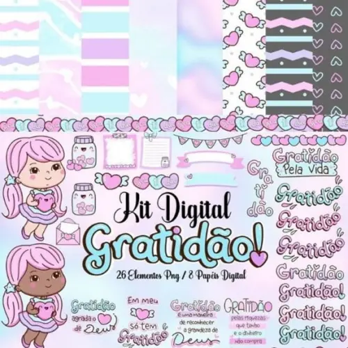 Kit Digital Gratidão