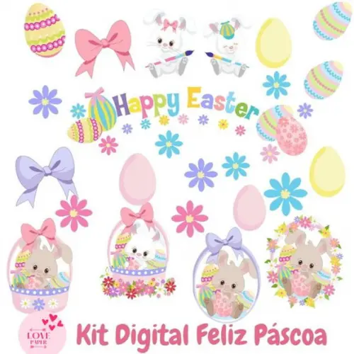 Kit Digital Happy Easter