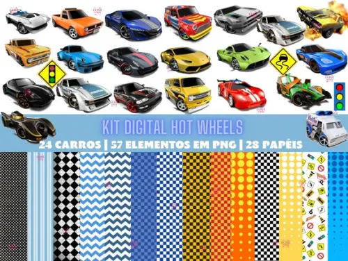 Kit Digital Hot Wheels