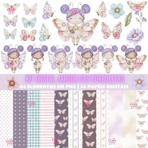 Kit Digital Jardim das Borboletas
