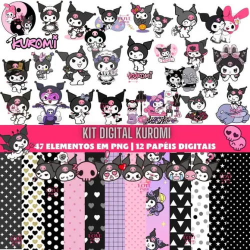 Kit Digital Kuromi