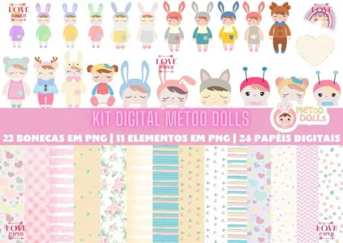 Kit Digital Metoo Dolls