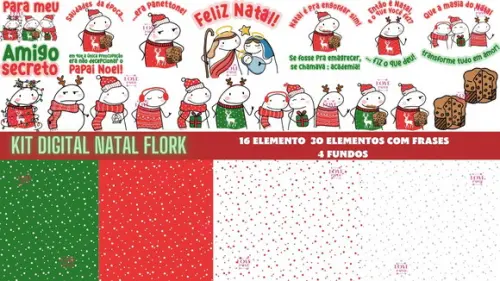 Kit Digital Natal Flork