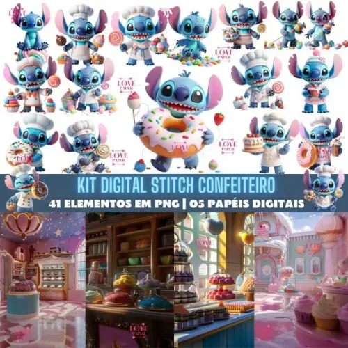 Kit Digital Stitch Confeiteiro