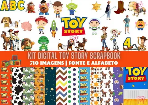 Kit Digital Toy Story Scrapbook