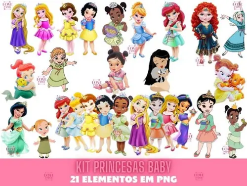 Kit Princesas Baby
