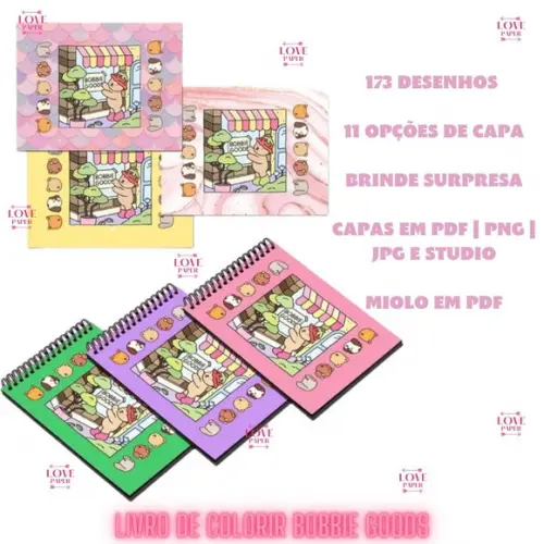 Livro de Colorir Bobbie Goods Arquivo Digital