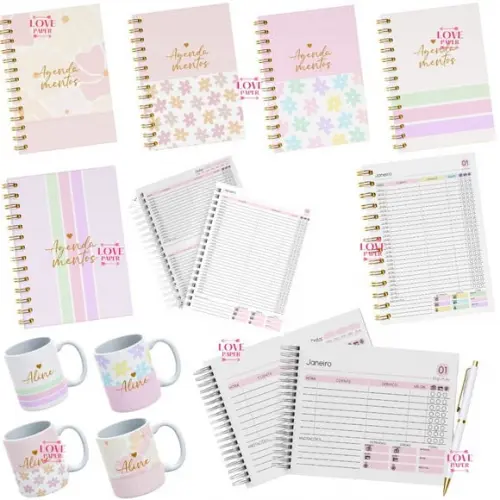 Pack Agendamentos Feminino 2025 Arquivo Digital