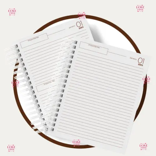Pack Agendas Masculinas 2026 Arquivo Digital