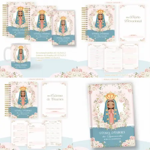 Pack Cristã Nossa Senhora Aparecida Arquivo Digital
