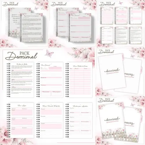 Pack Devocional Feminino Arquivo Digital