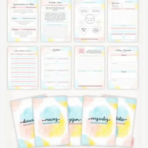 Planner Devocional Feminino - Arquivo Digital