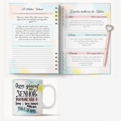 Planner Devocional Feminino - Arquivo Digital