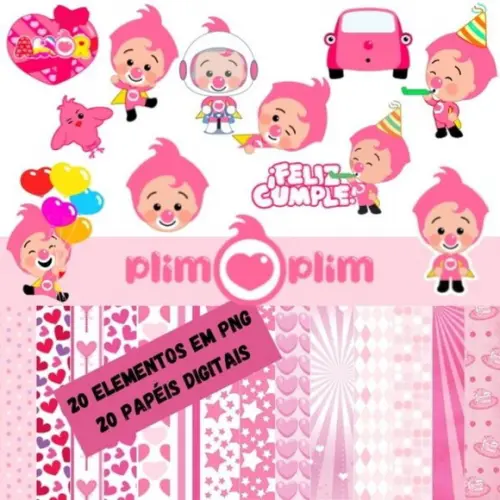 Plim Plim Rosa Kit Digital