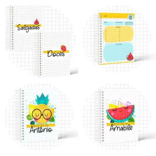 Receitas do Bebê Menina e Menino Arquivo Digital