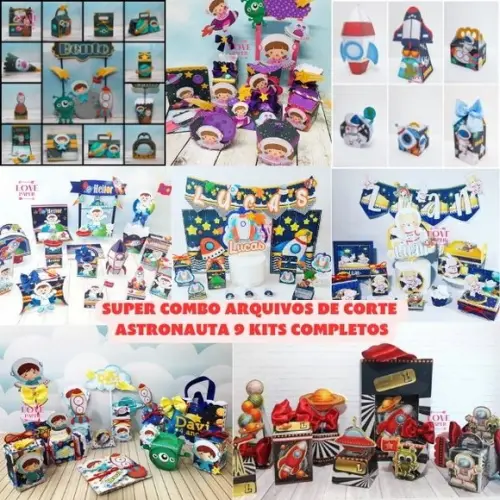 Super Combo Arquivos de Corte Astronauta