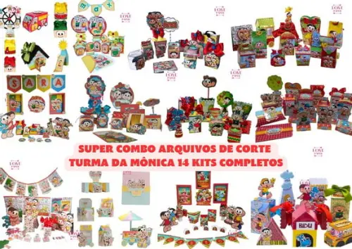 Super Combo Arquivos de Corte Turma da Mônica