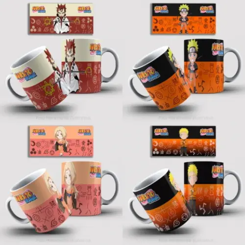 Super Combo Artes para Canecas Animes - Arquivo Digital
