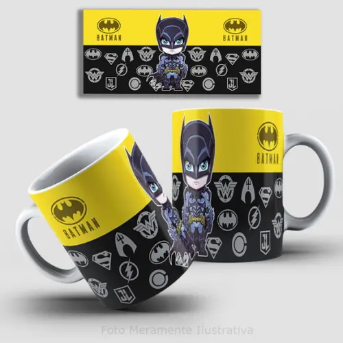 Super Combo Artes para Canecas Heróis - Arquivo Digital