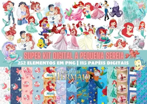 Super Kit Digital a Pequena Sereia