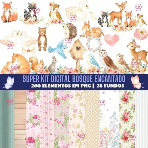 Super Kit Digital Bosque Encantado