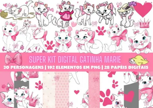 Super Kit Digital Gatinha Marie
