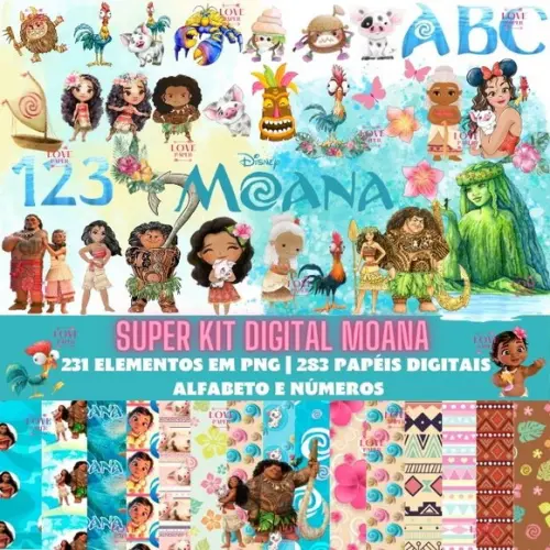 Super Kit Digital Moana