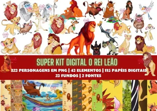 Super Kit Digital o Rei Leão