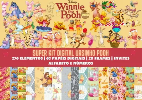 Super Kit Digital Ursinho Pooh