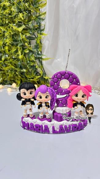 Vela Tema Guerreias do K-pop