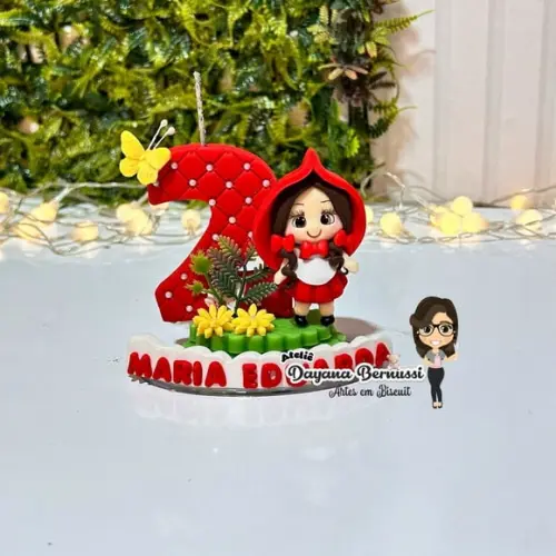 Vela Tema Chapéuzinho Vermelho