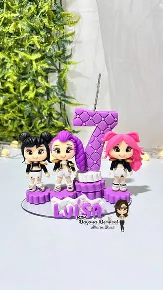 Vela Tema Guerreias do K-pop