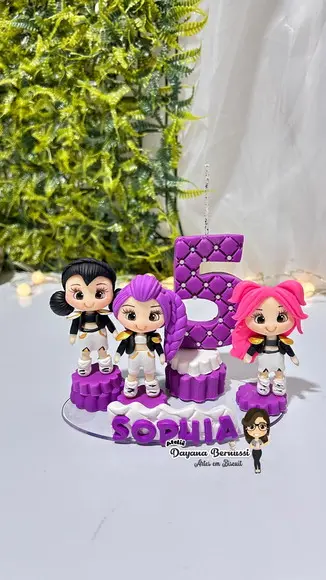 Vela Tema Guerreias do K-pop