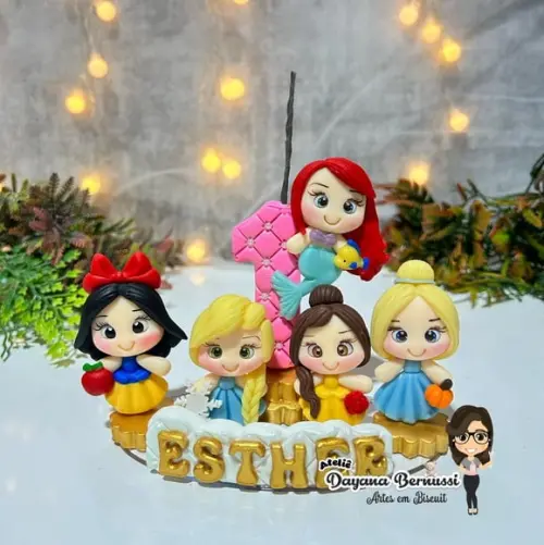Vela Tema Princesas