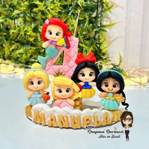 Vela Tema Princesas