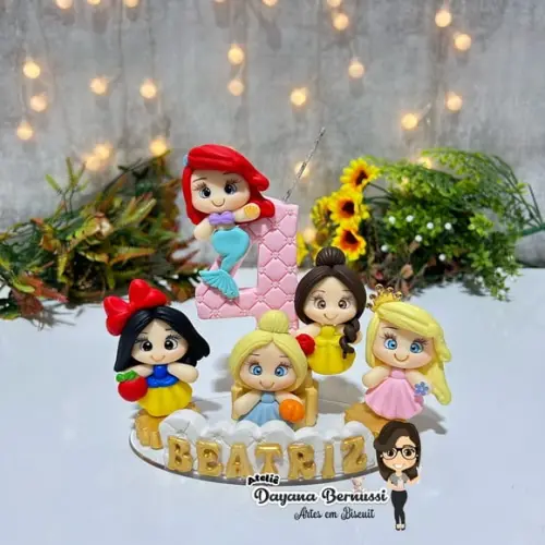 Vela Tema Princesas