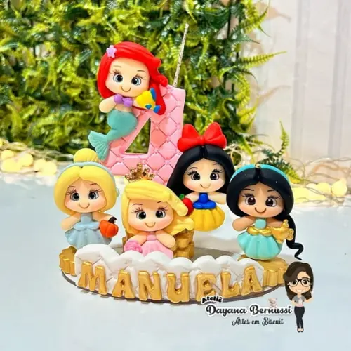 Vela Tema Princesas